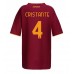 AS Roma Bryan Cristante #4 Hemma matchtröja Dam 2025-26 Kortärmad Billigt